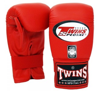 Тренировочные снарядные перчатки Twins Special (TBGL-1F red)